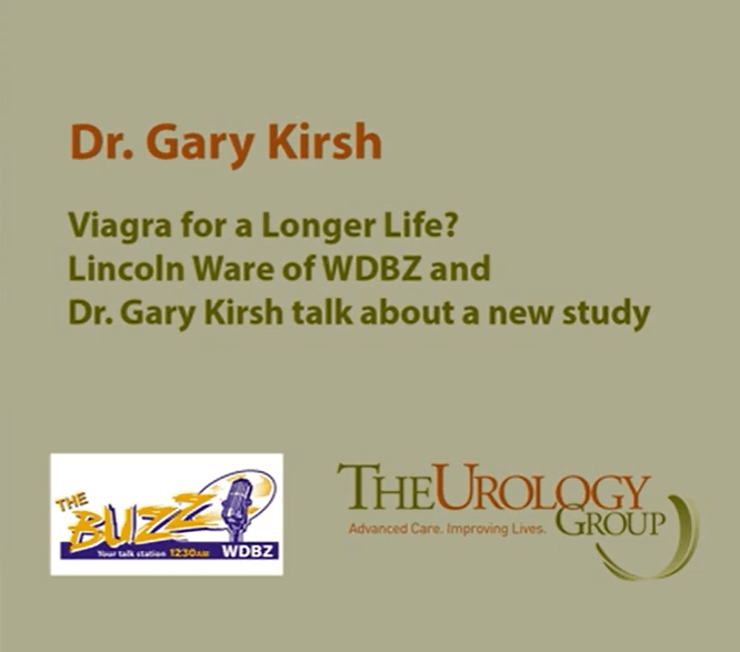 Viagra for a Longer Life? Lincoln Ware of WDBZ and Dr. Kirsh